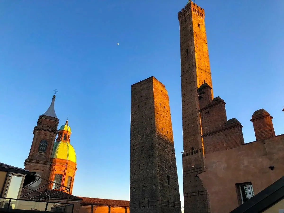 Asinelli Panoramic Rooftop, In Front Of The Two Towers Bologna 0*,  Italy